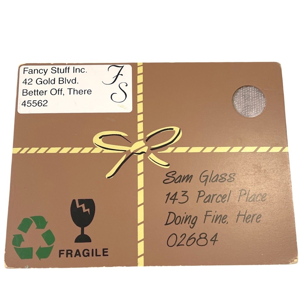 Melissa & Doug Post Office Wood Mailbox‎ Replacement Mail Fragile Package